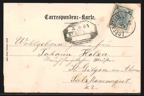 AK Losenstein /O. Ö., Ortsansicht mit Flusspartie und Bergen