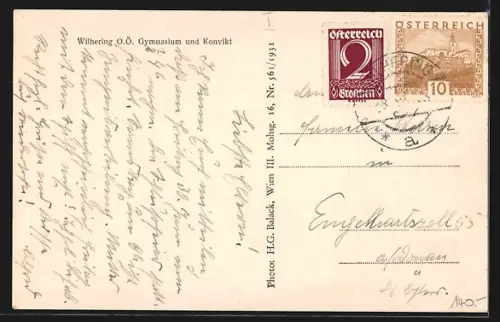 AK Wilhering, Gymnasium & Konvikt