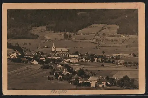 AK Aigen /Ob.-Oest., Panorama mit Umgebung