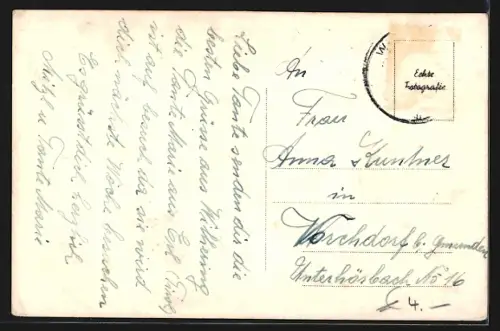 AK Wilhering a. D., Ortsansicht mit Flusspartie