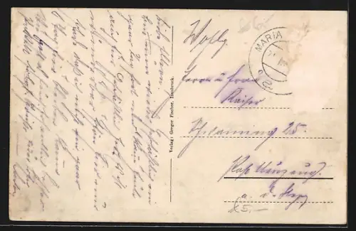 AK Maria Schmolln, Ortsansicht mit Kirche