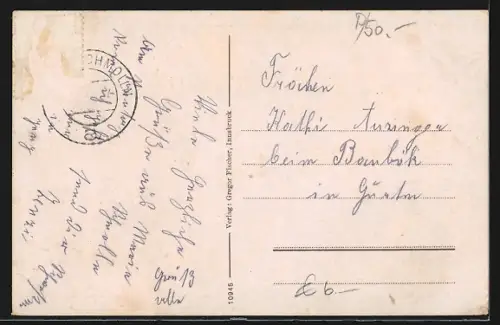 AK Maria Schmolln, Teilansicht mit Kirche