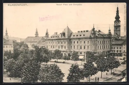 AK Klagenfurt, Neuer Platz und Obstplatz