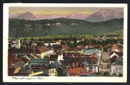 AK Klagenfurt, Teilansicht gegen Süden