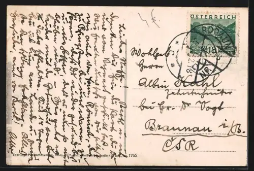 AK Rodaun /N.-Ö., Panorama mit Kirche