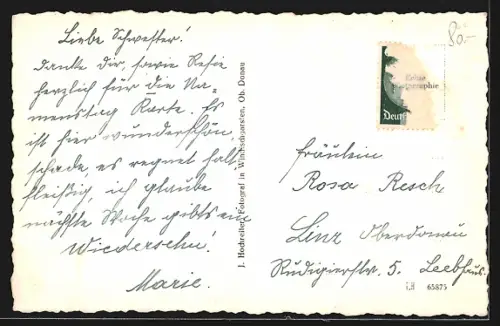 AK Micheldorf /Ob.-Öst., Blick auf die Gradenalm