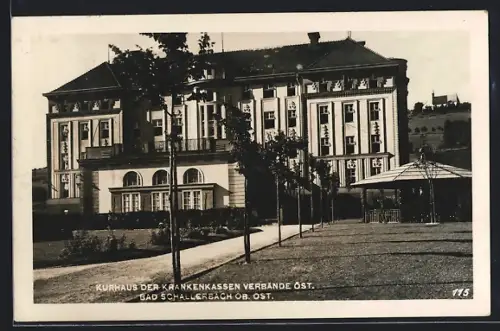 AK Bad Schallerbach /Ob. Öst., Kurhaus der Krankenkassen-Verbände Ost