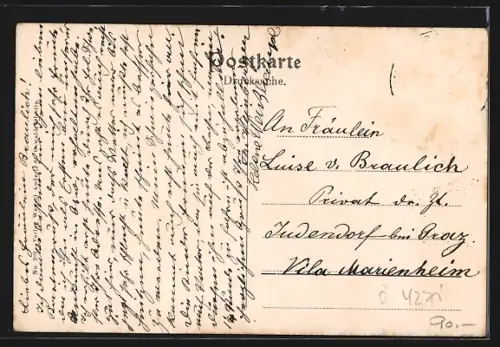 AK St. Oswald /O.-Oe., Ortspanorama