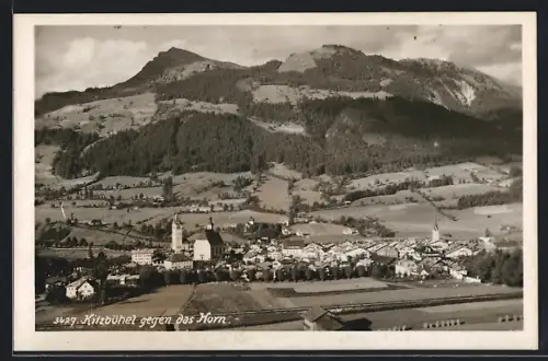 AK Kitzbühel, Teilansicht gegen das Horn
