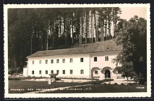 AK Bad Neydharting bei Wimsbach, Blick zum Moorbad