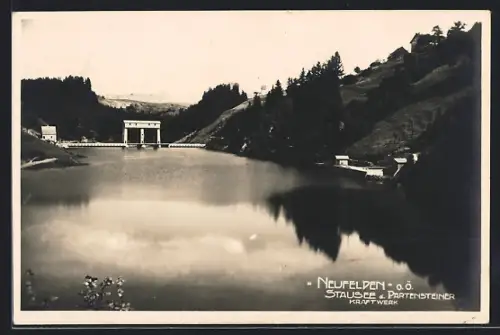 AK Neufelden /O. Ö., Stausee d. Partensteiner Kraftwerk