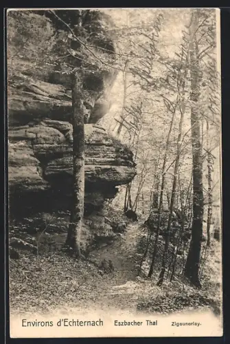 AK Echternach, Petite Suisse, Eszbacher Thal. Zigeunerlay