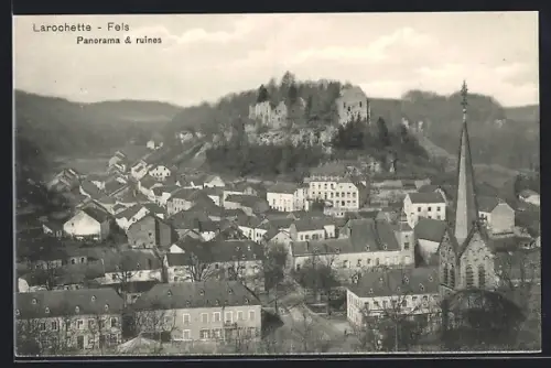 AK Lorochette-Fels, Panorama & ruines