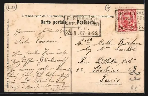 AK Grevenmacher, Kreuzerberg mit Kirche