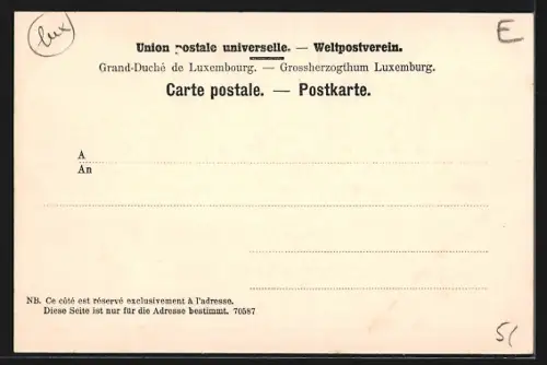 AK Echternach, Partie an der Brücke