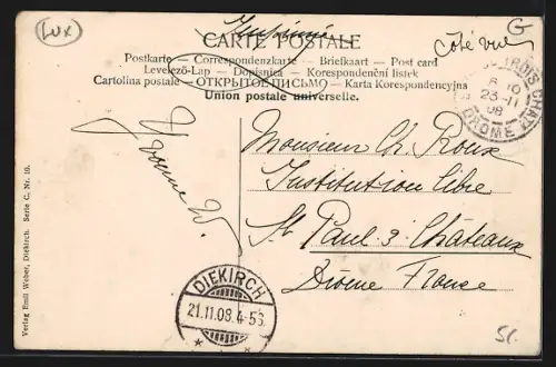 AK Esch s. Sure, Village et Ruines