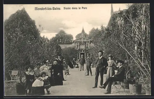 AK Mondorf-les-Bains, Sieste dans le Parc