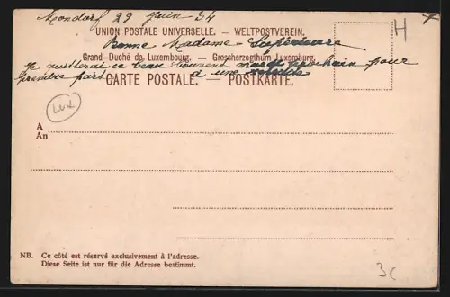 AK Bad Mondorf, Gebäudeansicht, Turm, Pavillon