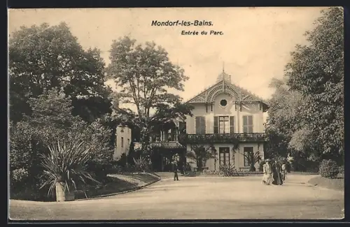 AK Mondorf-les-Bains, Entrée du Parc