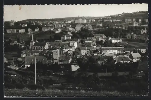 AK Wiltz, Niederwiltz, Totalansicht aus der Vogelschau