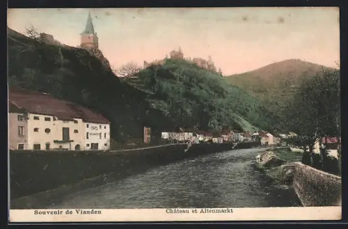 AK Vianden, Chateau et Altenmarkt