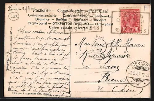 AK Vianden, Chateau et Altenmarkt