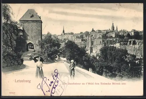 AK Letzeburg, De Jacobstour an t`Städ fum Tréesche Béreck aus