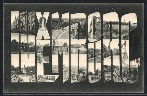 AK Luxemburg, verschiedene Ortsansichten