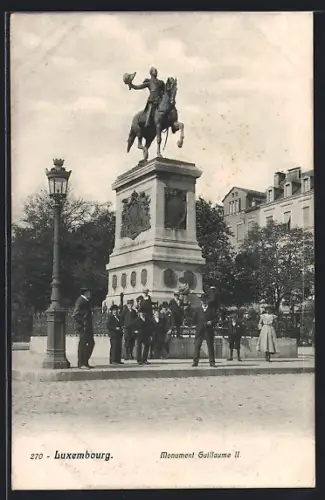 AK Luxembourg, Monument de Guillaume II.