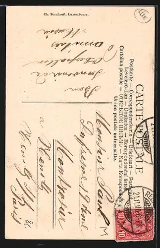 AK Luxembourg, Place Guillaume, Monument