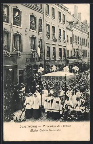AK Luxembourg, Procession de l`Octave
