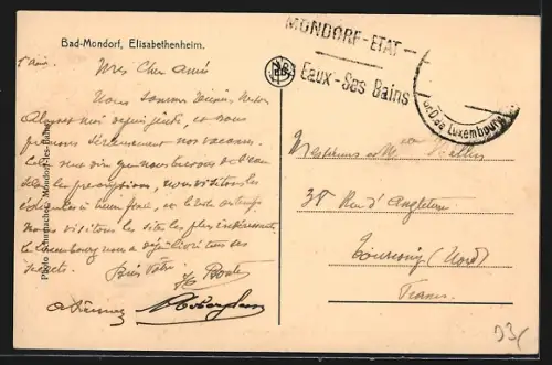 AK Mondorf-les-Bains, Convent Ste. Elisabeth