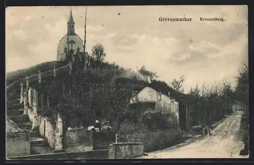 AK Grevenmacher, Blick auf den Kreuzerberg
