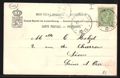 AK Luxemburg, Eingang zur Stadt, Prozession