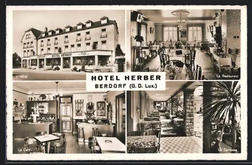 AK Berdorf, Hôtel Herber, Le Café, La Terrasse, Le Restaurant
