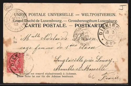 AK Diekirch, Rue de Stavelôt