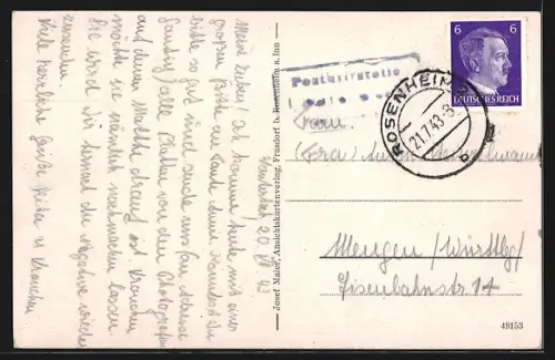 AK Frasdorf, Ortsansicht mit Hochries