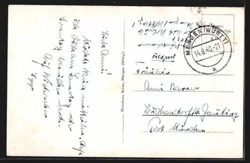 AK Mengen / Württ., Ortsansicht