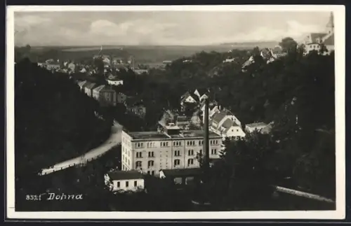 AK Dohna, Teilansicht aus der Vogelschau