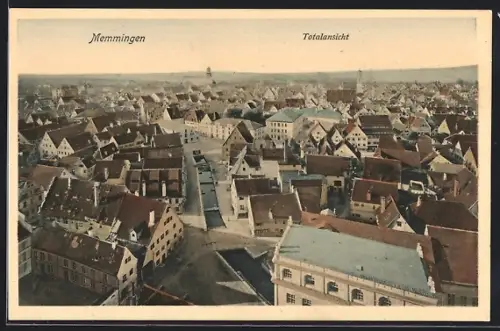 AK Memmingen, Totalansicht aus der Vogelschau