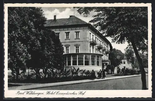 AK Bad Wildungen, Hotel Europäischer Hof