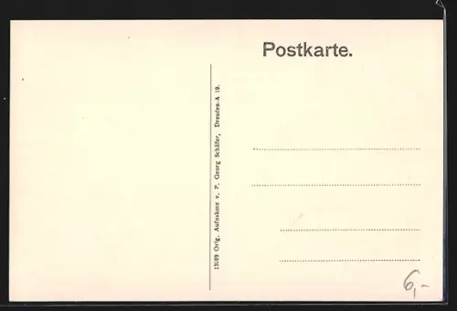 AK Dohna i. Sa., Kirche, Ortsansicht, Landschaft