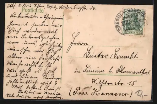 AK Pirna a. d. Elbe, Stadtansicht von einer Anhöhe aus