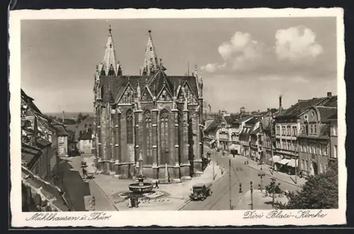AK Mühlhausen in Thür., Divi Blasii-Kirche