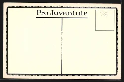 Künstler-AK Ermatingen, Stadtblick vom Wasser aus