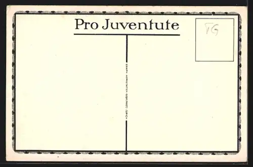 Künstler-AK Ermatingen, Stadtblick vom Wasser aus