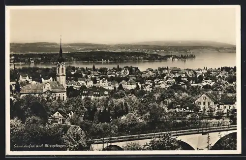 AK Emmishofen, Ortsansicht aus der Vogelschau