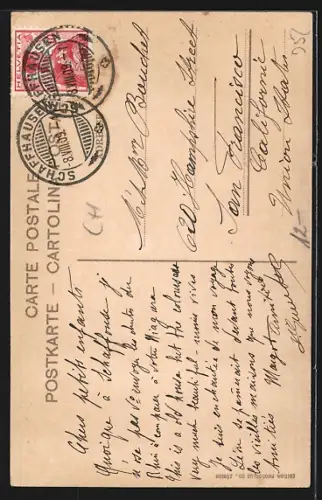 AK Schaffhausen, Haus zum Ritter