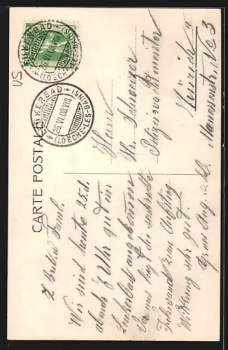 AK Loeche-les-Bains, Panorama, Gemmi