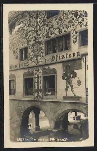 AK Luzern, Gasthaus zu Pfistern
